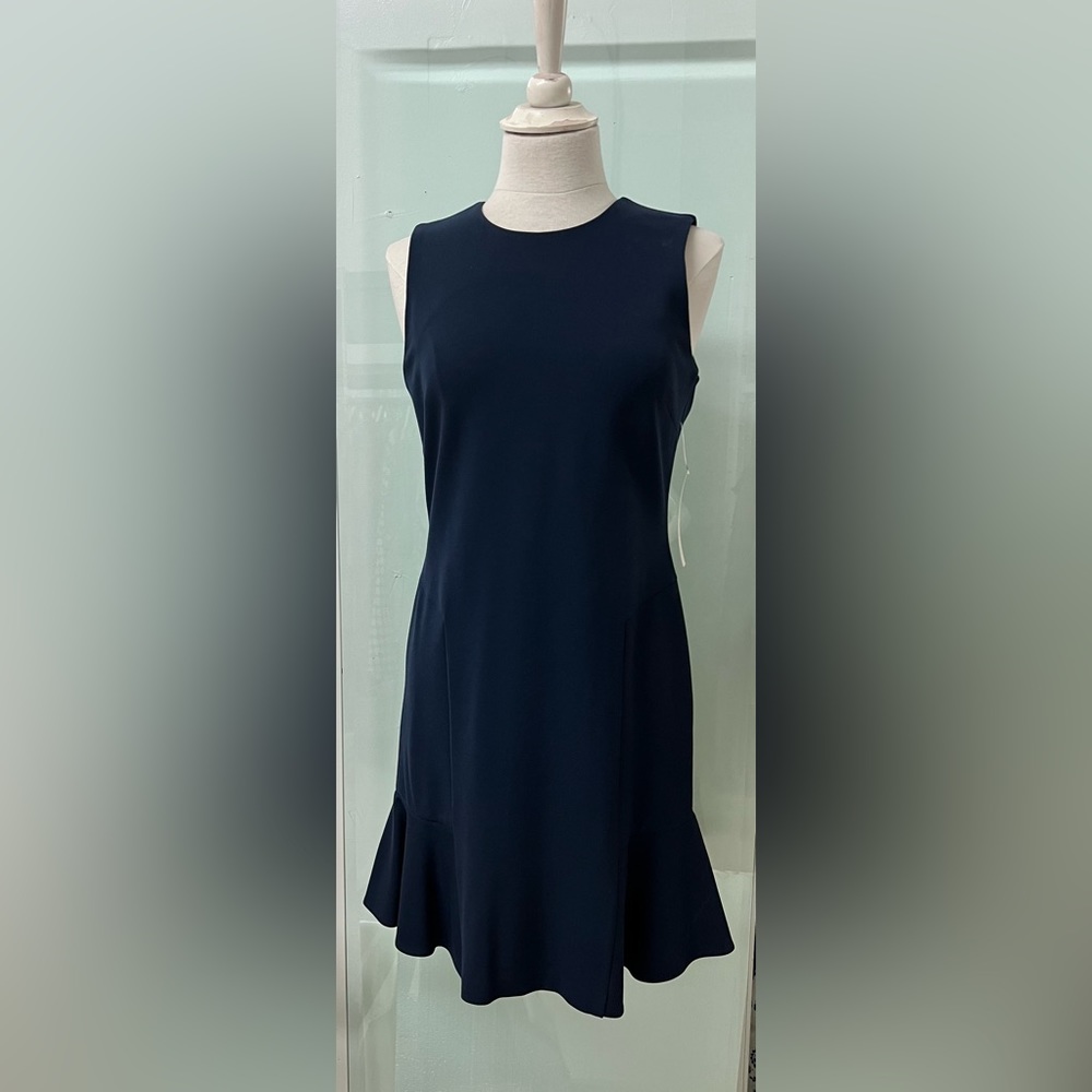 Navy dress-Margaret M-Made in Canada